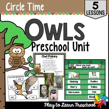 Preview of Owl Unit | Lesson Plans - Activities for Preschool Pre-K