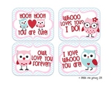 Owl Valentines // Hoot Hoot! You are cute!