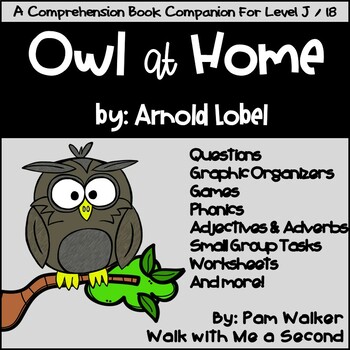 Preview of Owl at Home Comprehension Book Companion