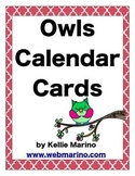 Owls Calendar Cards