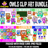 Owl Theme Classroom Decor Clip Art Bundle!