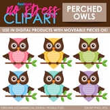 Owls Clip Art (Digital Use Ok!)