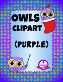 Owls Clipart - Everyday & Holidays (Purple Pack)