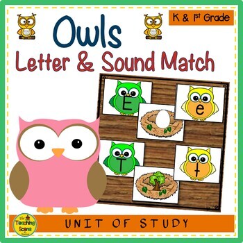 Owl Letter Tumble Game - PreKinders