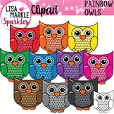 Owl Clipart Rainbow