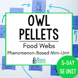 Owls Food Web Unit | 4th Grade Owl Pellets Cut and Paste, 