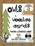 Owls & Woodland Animals Math & Literacy Unit