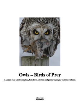 Preview of Owls and Mice: Predator Prey Unit for Outdoor Learning