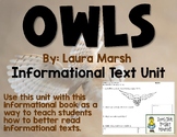 Owls by Laura Marsh - Informational Text Unit