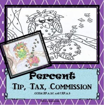 Preview of Owls on a Branch %s Coloring Page....Tax, Tip and Commission...Kids LOVE this!