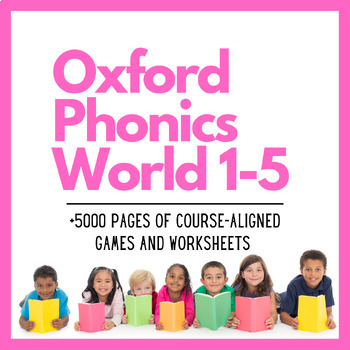 Level 1-5(169PCS) Oxford Phonics World Card Natural Spelling