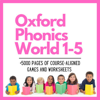 Preview of Oxford Phonics World 1-5, +5000 Pages of Games and Worksheets