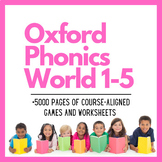 Oxford Phonics World 1-5, +5000 Pages of Games and Worksheets