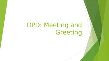 Preview of Oxford Picture Dictionary Lesson 1 PowerPoint: Meeting and Greeting (ESL/EFL)