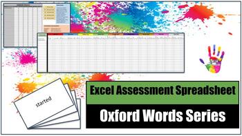 Preview of Oxford Word Series - Data Tracking Tool