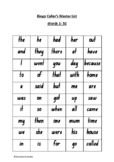 Oxford Wordlist Plus Bingo Set - Words 1 - 50 - Sight Words