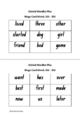 Oxford Wordlist Plus Bingo Set - Words 101 - 150 - Sight Words