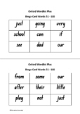 Oxford Wordlist Plus Bingo Set - Words 51 - 100 - Sight Words