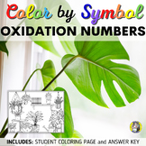 Oxidation Numbers - Color By Symbol