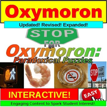 Preview of Oxymoron : Lesson and Exercises PowerPoint, Google Slides