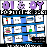 Oy and Oi Words Pocket Chart Sort: Diphthongs