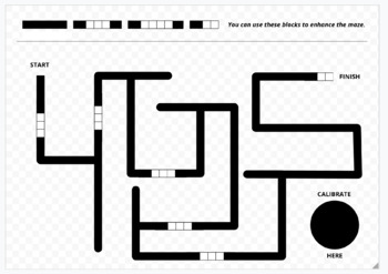 Preview of Ozobot 10 Simple Mazes Set (EDITABLE)