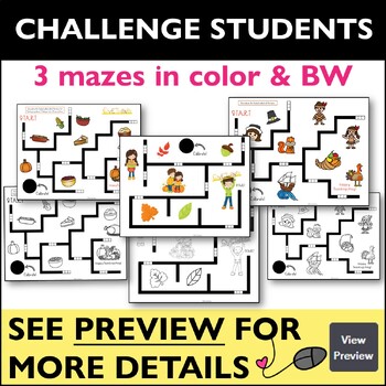 Robot Mazes for use with Ozobots - October Coding Activities for Fall