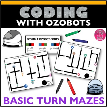 Preview of Ozobot Maze Coding Activities for Ozobot Lessons Intro Computer Coding Robotics