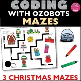 Ozobot™ Christmas Maze Coding activities Robotics Challeng