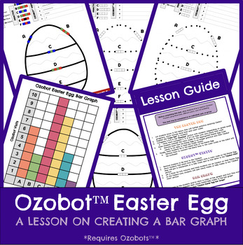 Preview of Ozobot™️ Coding - EASTER EGG Bar Graph Lesson