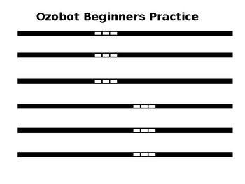 Preview of Ozobot Coding Practice- UPDATED