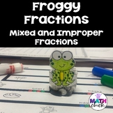 Ozobot Froggy Fraction Conversion - Mixed and Improper Fractions