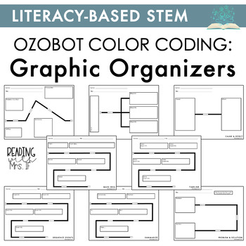 Preview of Ozobot Graphic Organizer Templates for Reading
