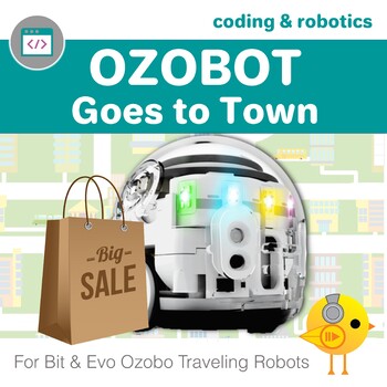 Preview of Ozobot Maze Activities - Ozobot Goes to Town