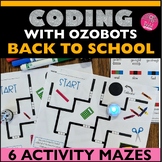 Ozobot Maze School Bundle Coding Activities Hour of Code w