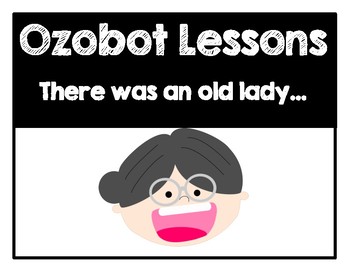 Preview of Ozobot Sequencing Activity: There was an old lady who swallowed...