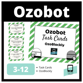 Preview of Ozobot Task Cards: OzoBlockly