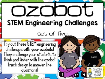 Preview of Ozobots - Coding Bots - STEM Engineering Challenges, Pack of 5