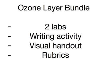 Preview of Ozone Layer Bundle - Includes 2 Labs