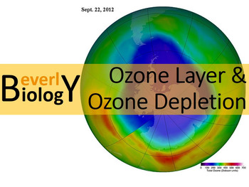 Preview of Ozone Layer and Ozone Layer Depletion PowerPoint (free handout included)