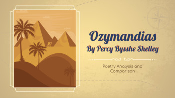 Preview of Ozymandias Poetry Analysis - Slides