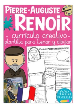 Preview of P. A. RENOIR currículo creativo - Artistas famosas Español / Spanish arte