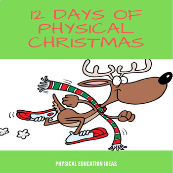12 Days of Fitness or Fitmas PE Christmas holiday P.E. activity