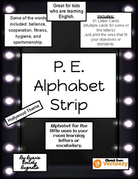 PE Alphabet Word Wall - American Coaching Academy