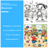 P.E. Bounce Units, Lessons, Assessments, Posters & Student