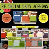 P.E. Digital Daily Agendas