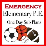 P.E. Emergency Sub Plans K-5