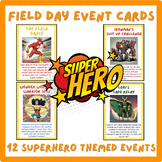 P.E. Field Day Posters | 12 Superhero Themed Events