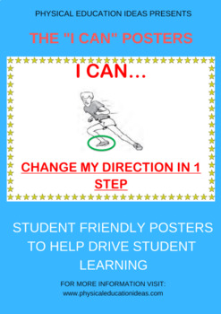Preview of P.E. "I Can" Posters for K - 2 Fundamental Motor Movements