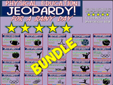 P.E. Jeopardy "BUNDLE" - 20 handouts and games (health, sp